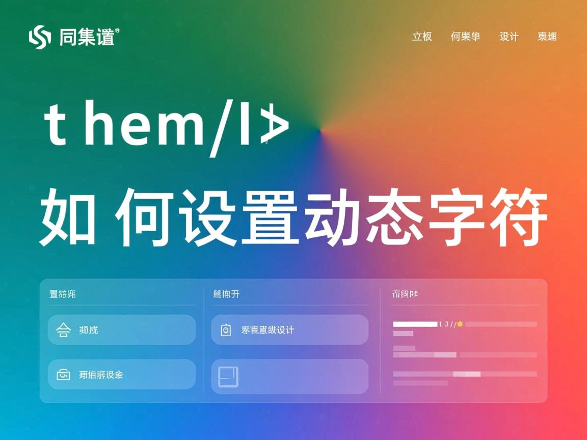 html如何设置动态字符 第3张 html如何设置动态字符 第3张