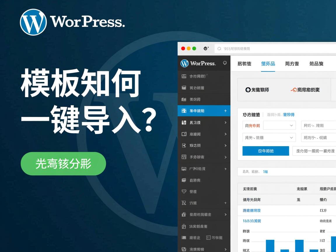 WordPress模板如何一键导入? 第2张 WordPress模板如何一键导入? 第2张