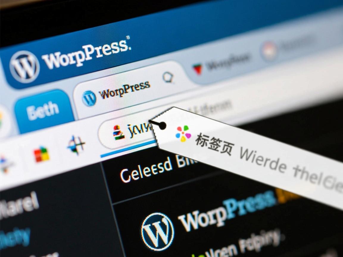 WordPress如何设置标签页详细教程 第1张 WordPress如何设置标签页详细教程 第1张