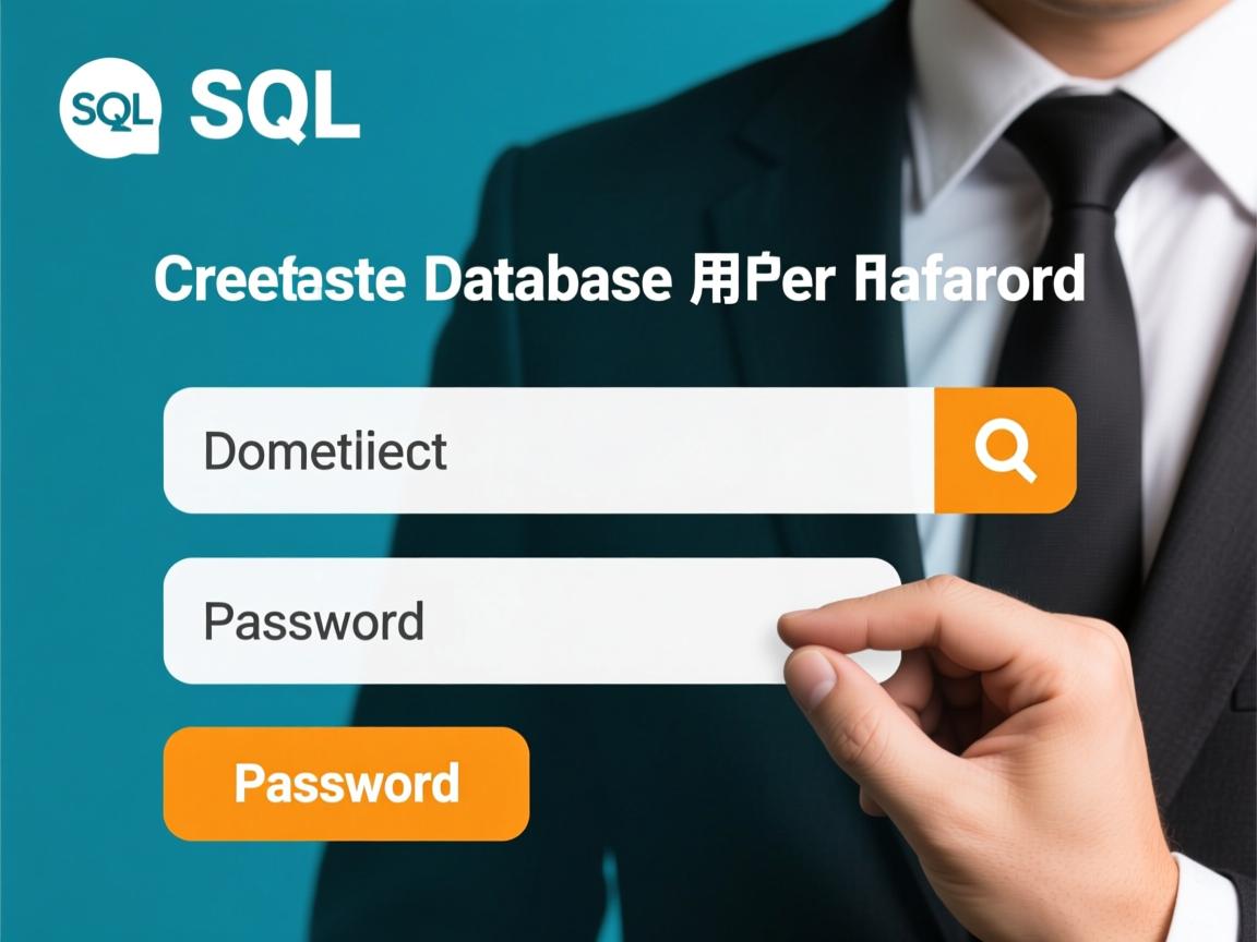 sql怎么创建数据库用户名和密码