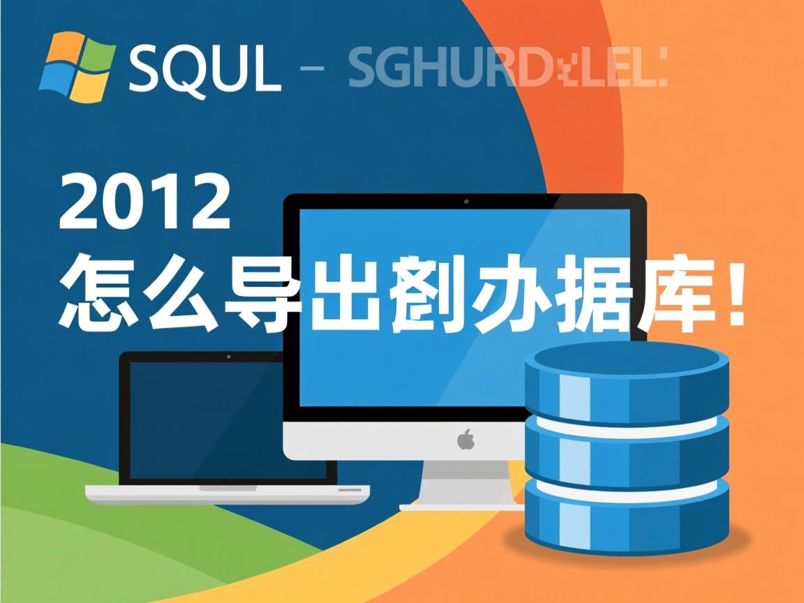 sql2012怎么导出数据库