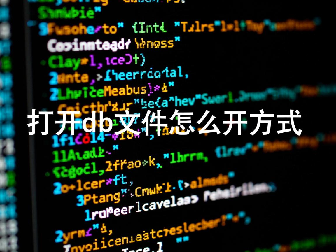 linux 如何打开db文件怎么打开方式 第1张 linux 如何打开db文件怎么打开方式 第1张