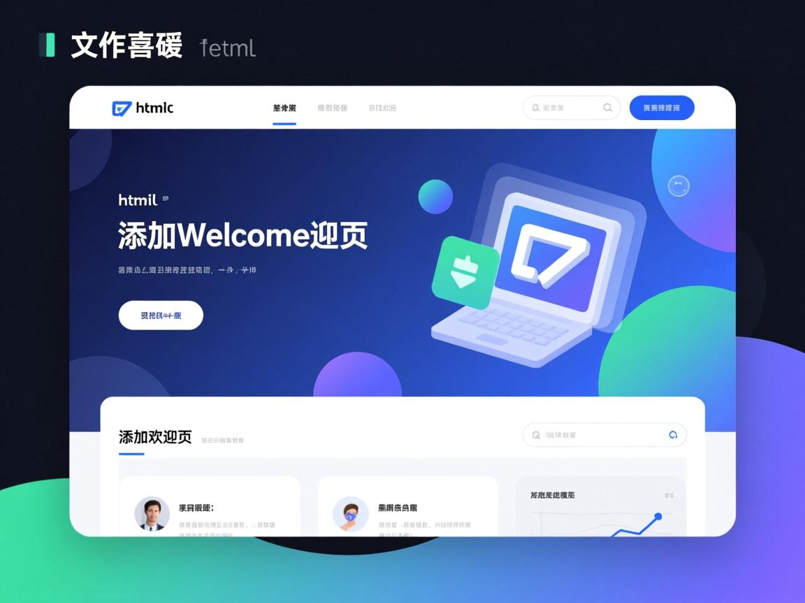 html 如何添加欢迎页  第1张