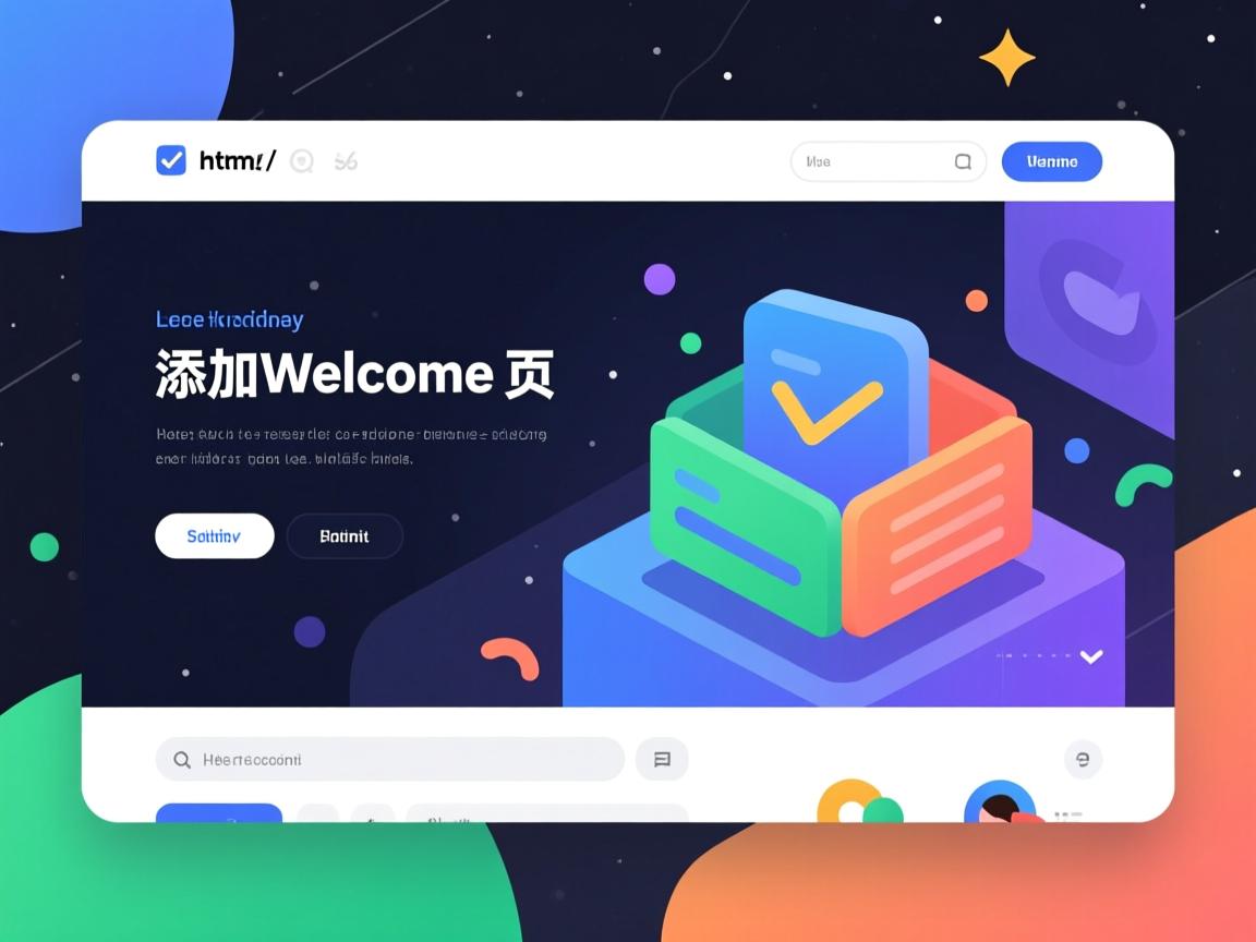 html 如何添加欢迎页  第2张