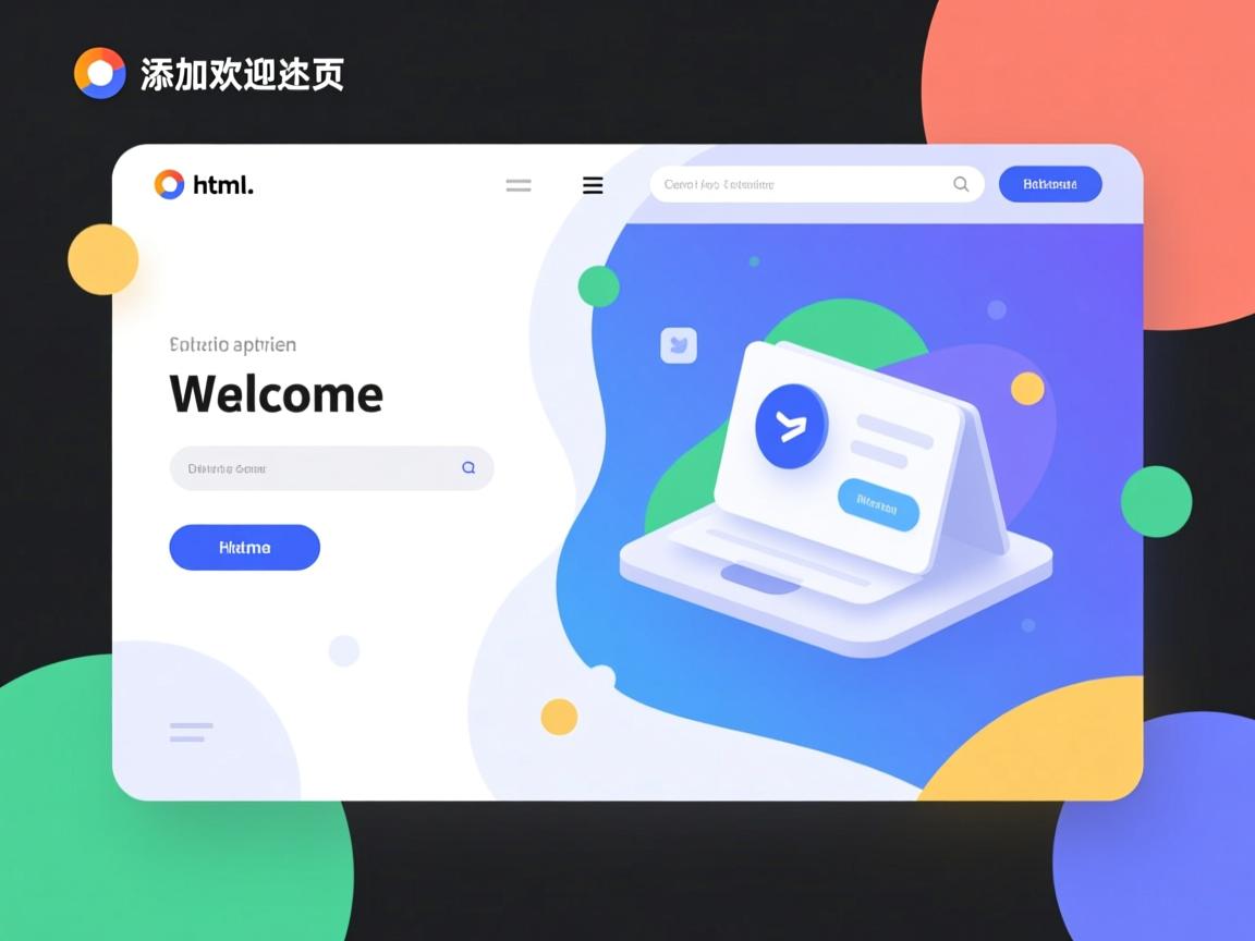 html 如何添加欢迎页  第3张
