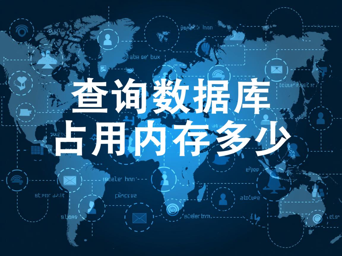怎么查询数据库占用内存多少 第1张 怎么查询数据库占用内存多少 第1张
