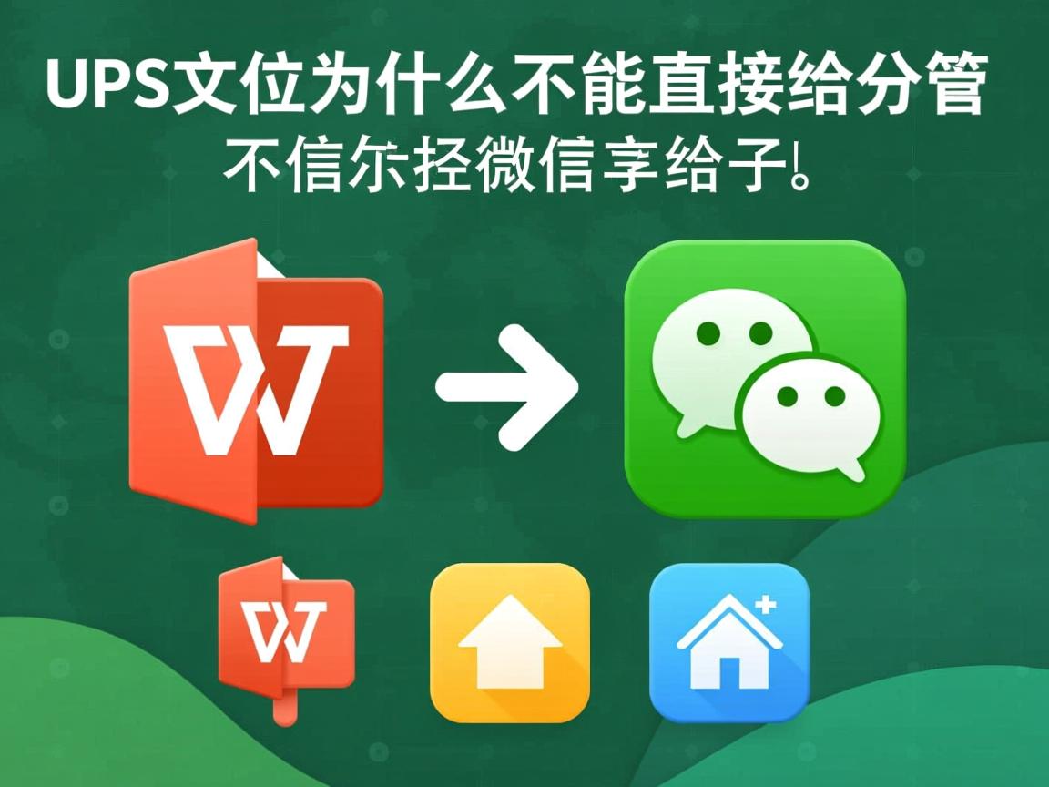 wps文档为什么不能直接分享给微信 第1张 wps文档为什么不能直接分享给微信 第1张