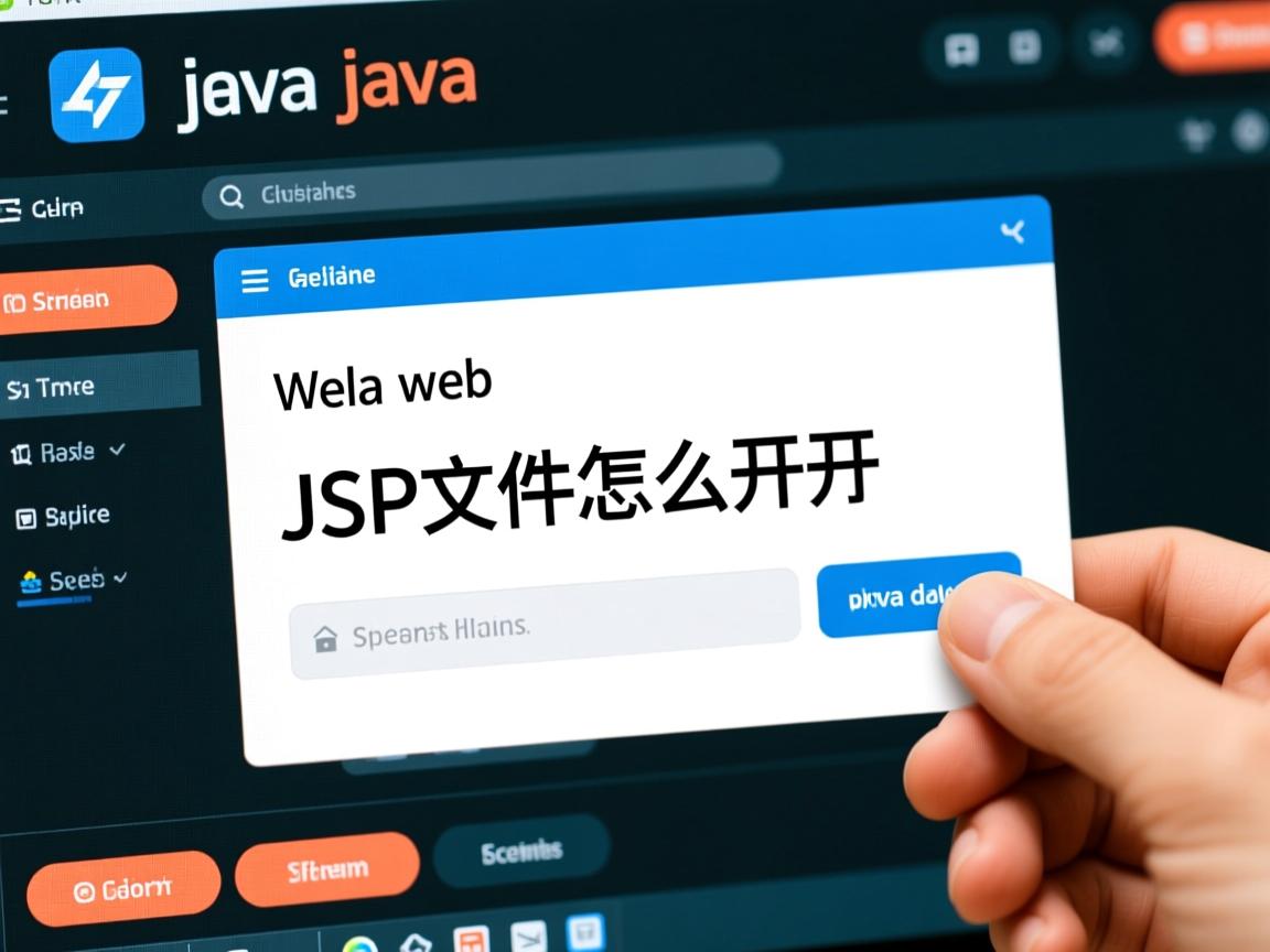 java web中jsp文件怎么打开