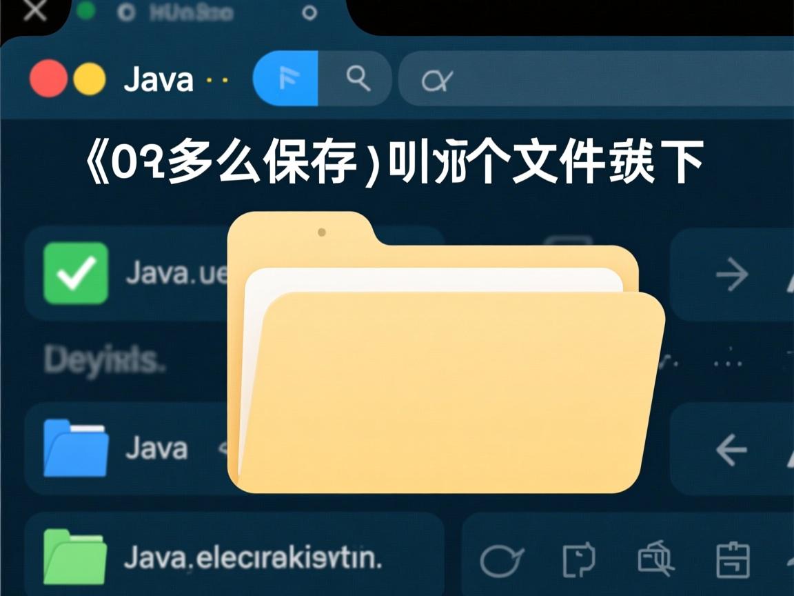 java代码怎么保存在哪个文件夹下