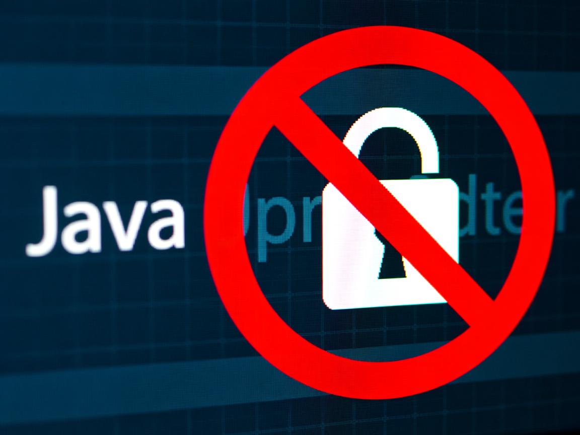 xp应用程序已被java安全阻止怎么办