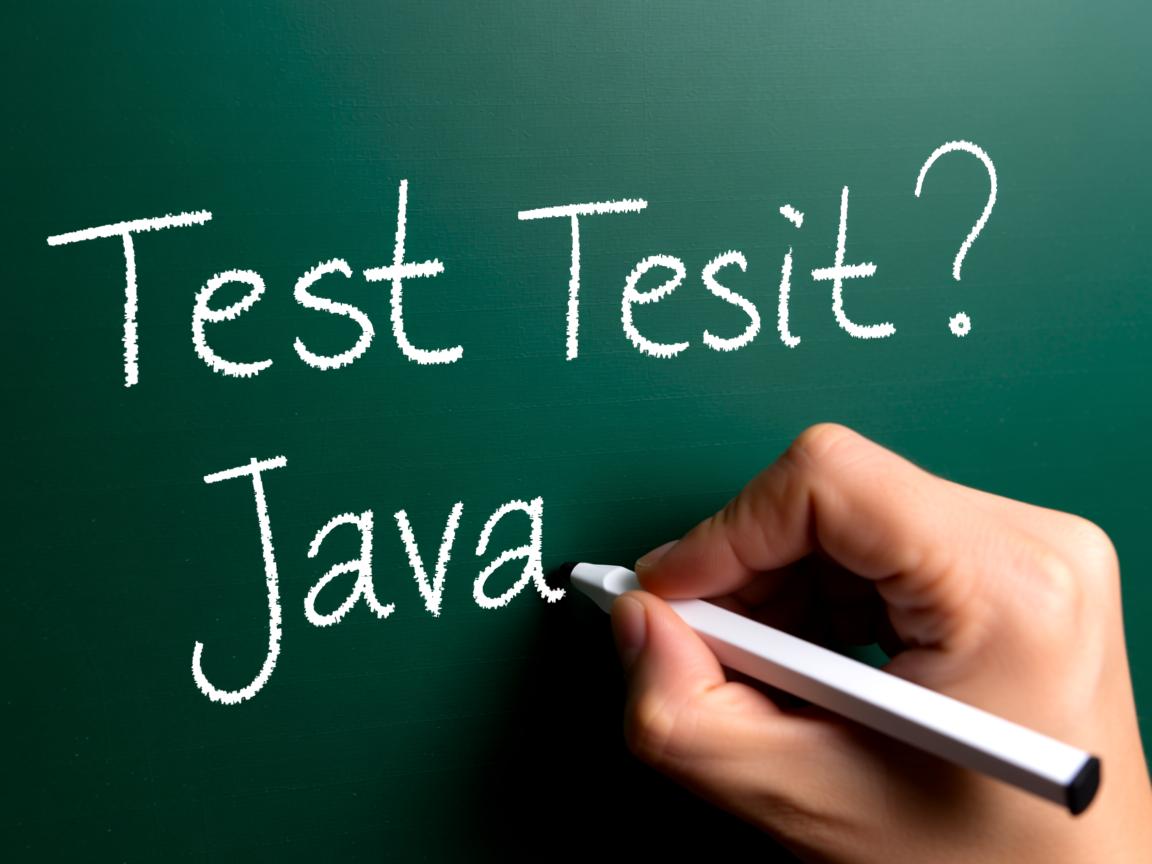 单元测试怎么写 java