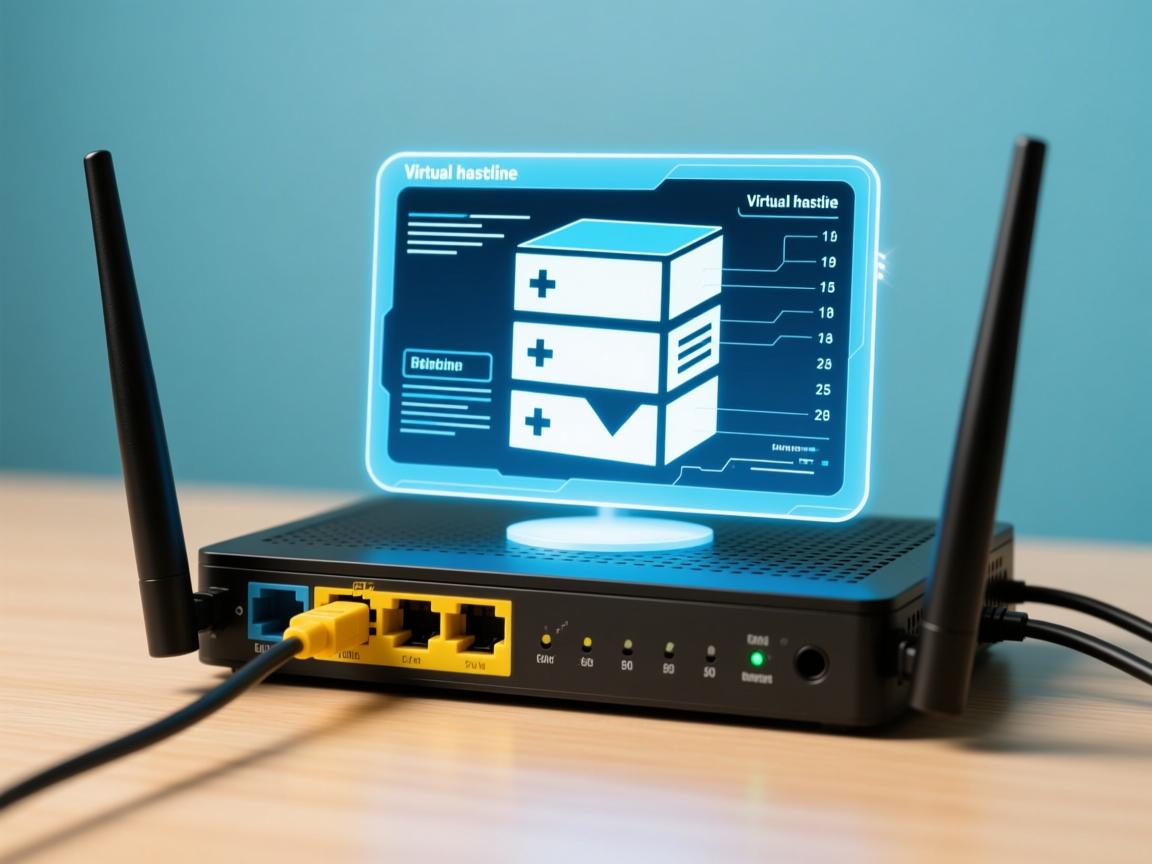 在路由器里配个虚拟主机