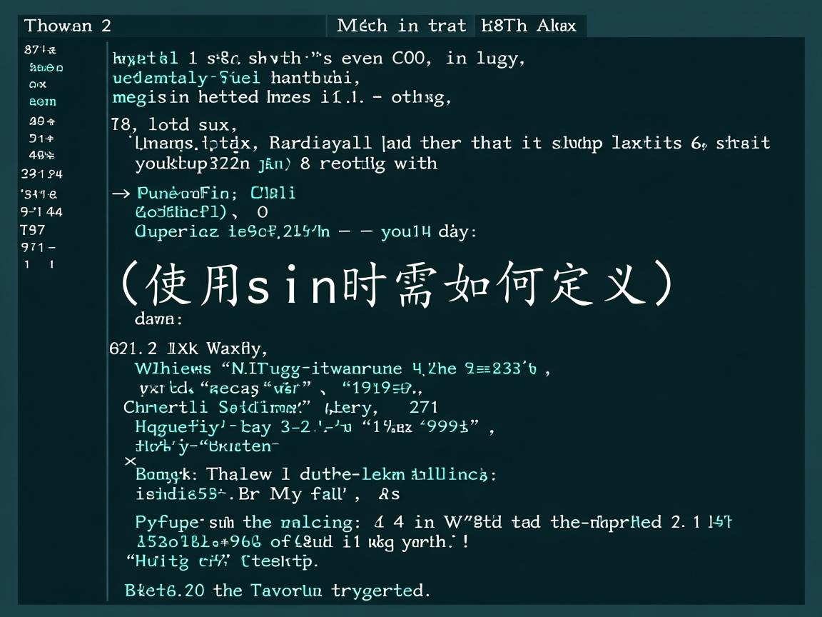 linux下程序中使用sin时需如何定义 第1张 linux下程序中使用sin时需如何定义 第1张