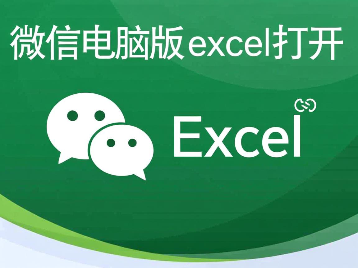 为什么微信电脑版的excel打不开