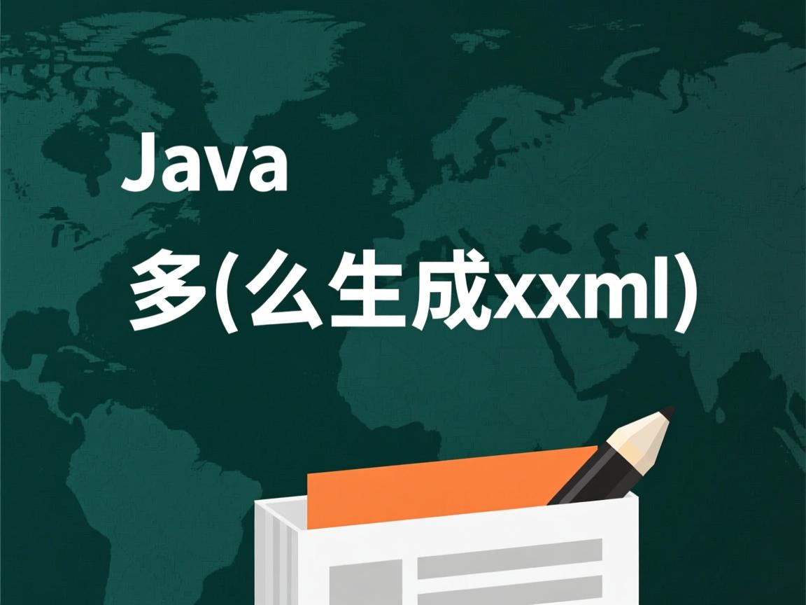 java 怎么生成xml