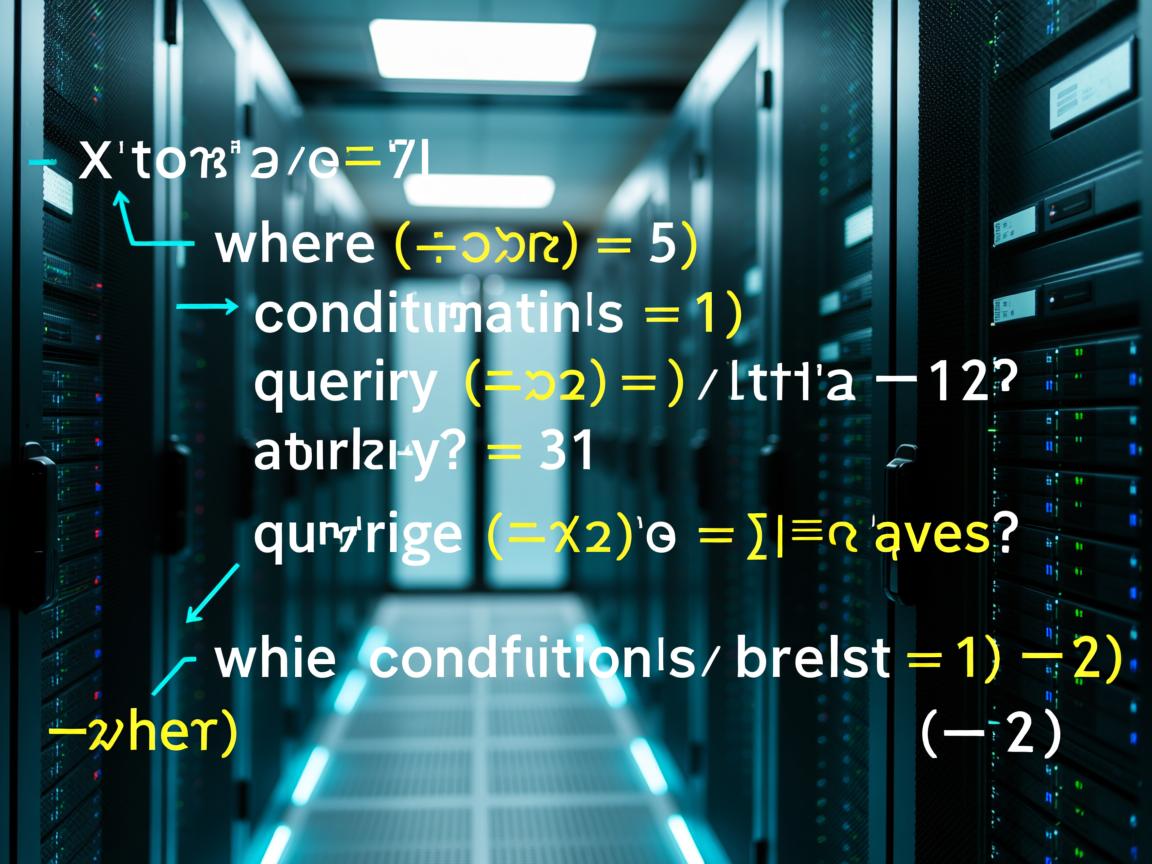 数据库 where 多条件查询语句怎么写 第1张 数据库 where 多条件查询语句怎么写 第1张