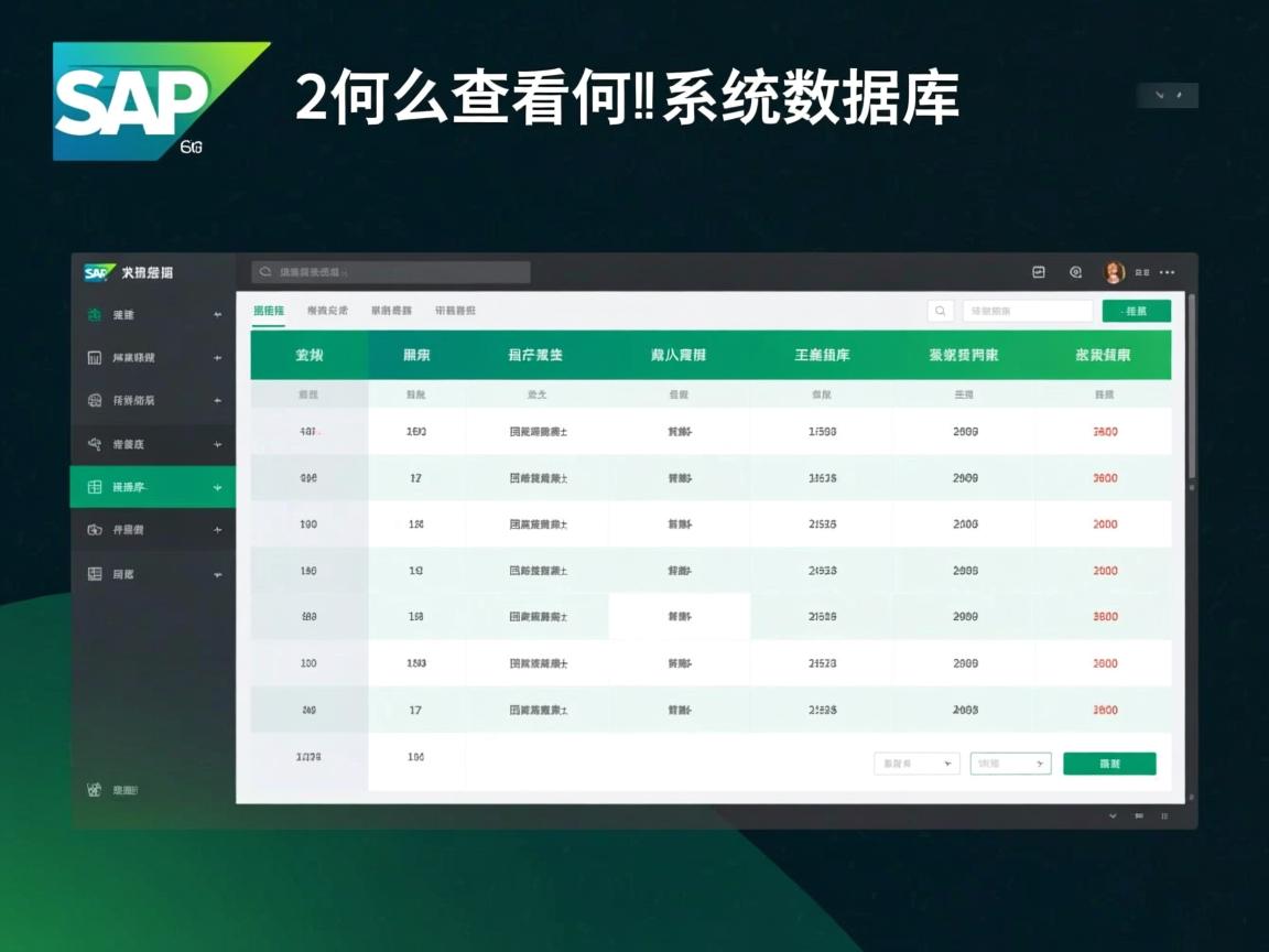sap怎么查看系统数据库表  第2张