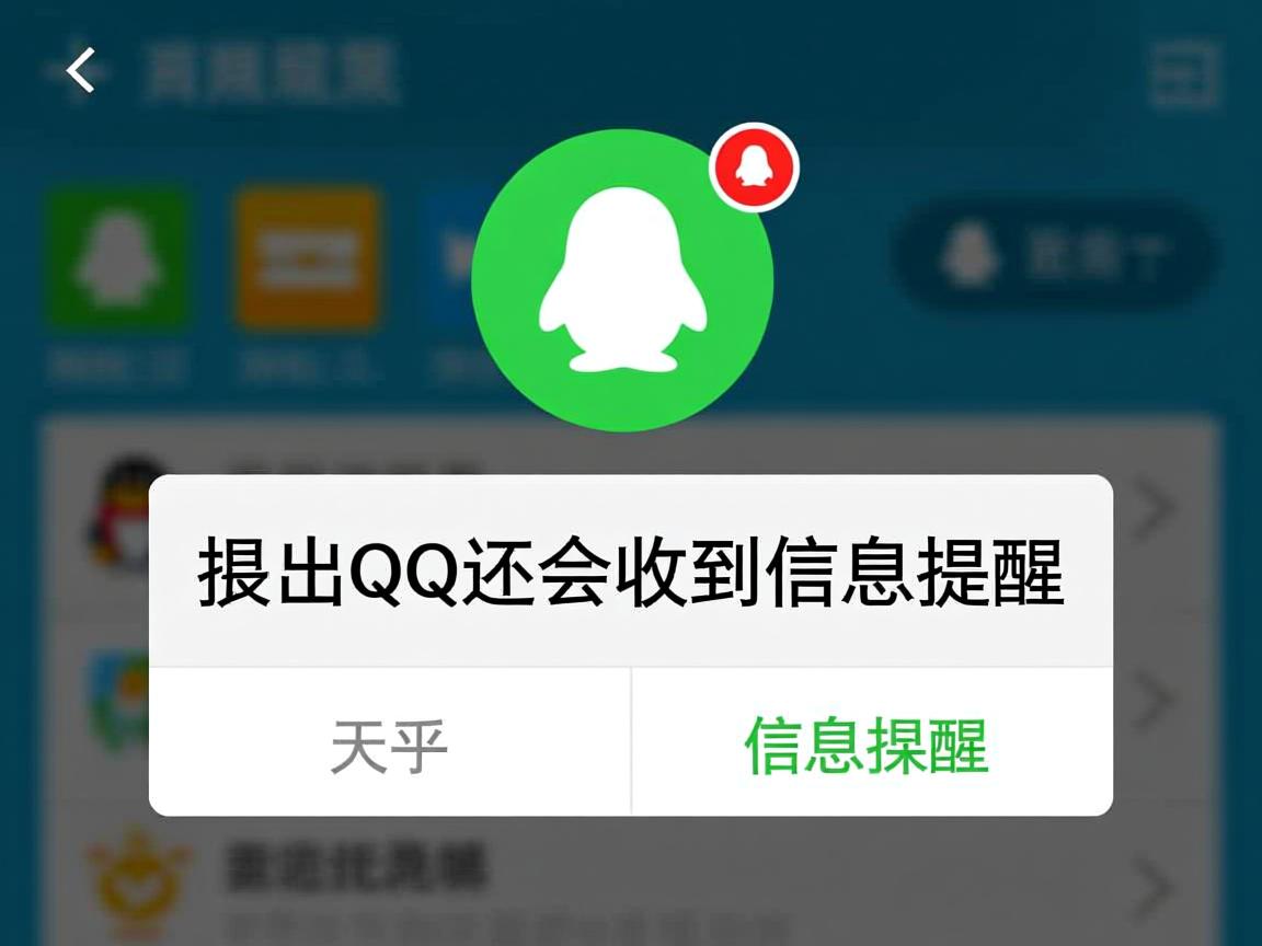 为什么退出qq还会收到信息提醒 第1张 为什么退出qq还会收到信息提醒 第1张