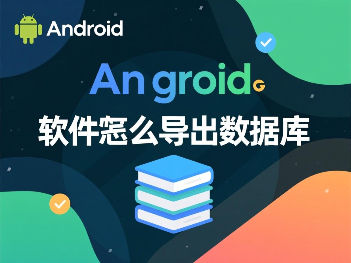 安卓软件怎么导出数据库 第1张 安卓软件怎么导出数据库 第1张