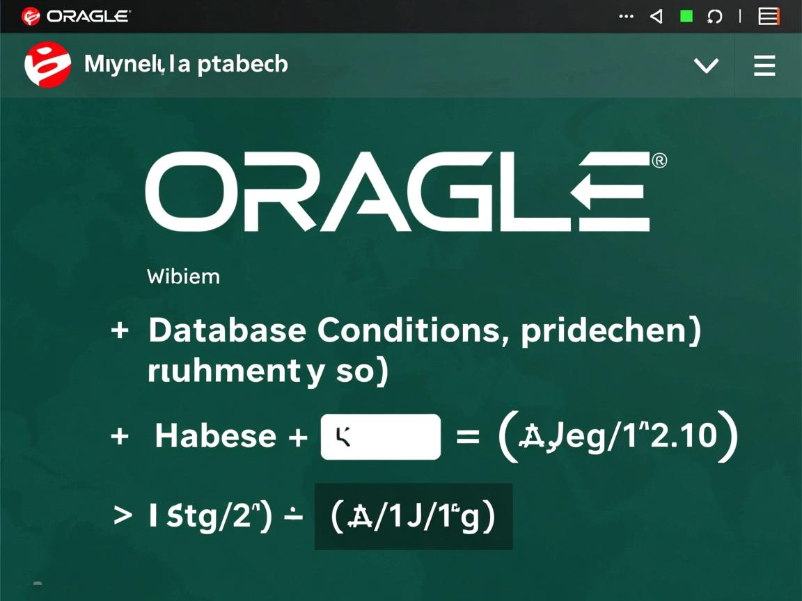 oracle数据库条件判断语句怎么写 第2张 oracle数据库条件判断语句怎么写 第2张