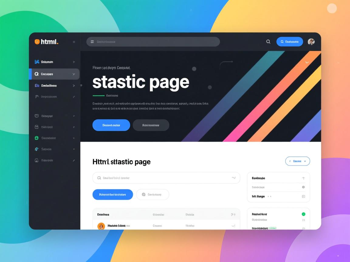 html如何生成静态页面  第2张