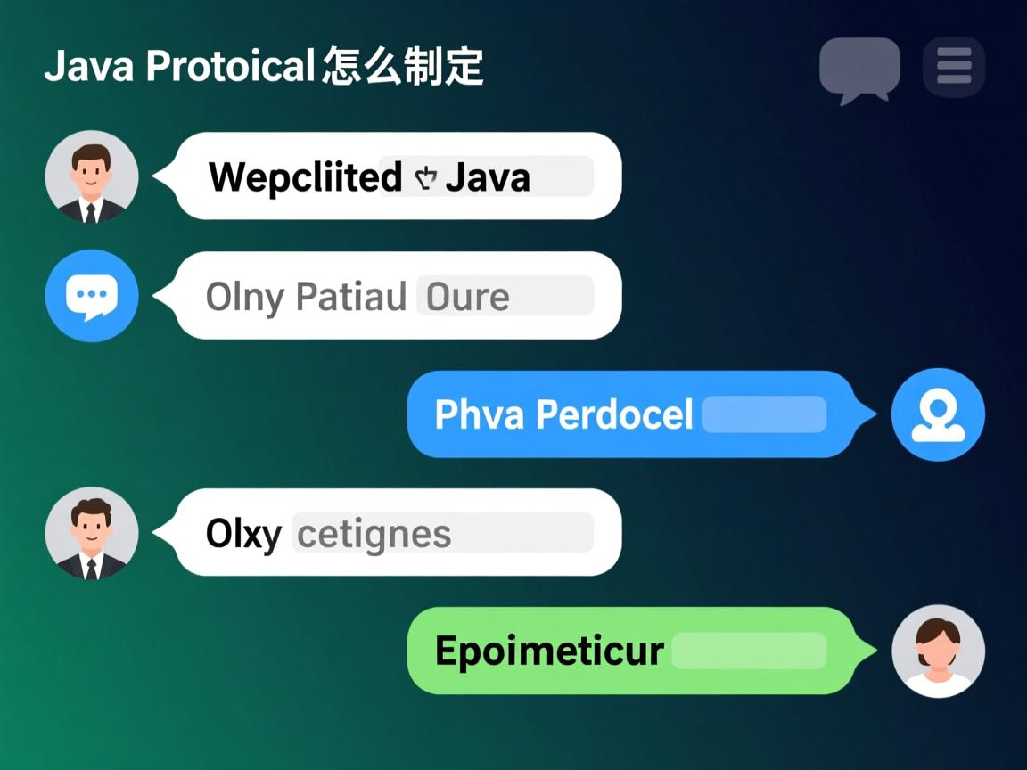 java聊天协议怎么制定 第1张 java聊天协议怎么制定 第1张