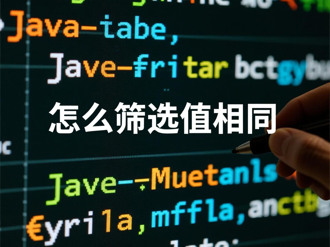 java 怎么筛选值相同  第3张