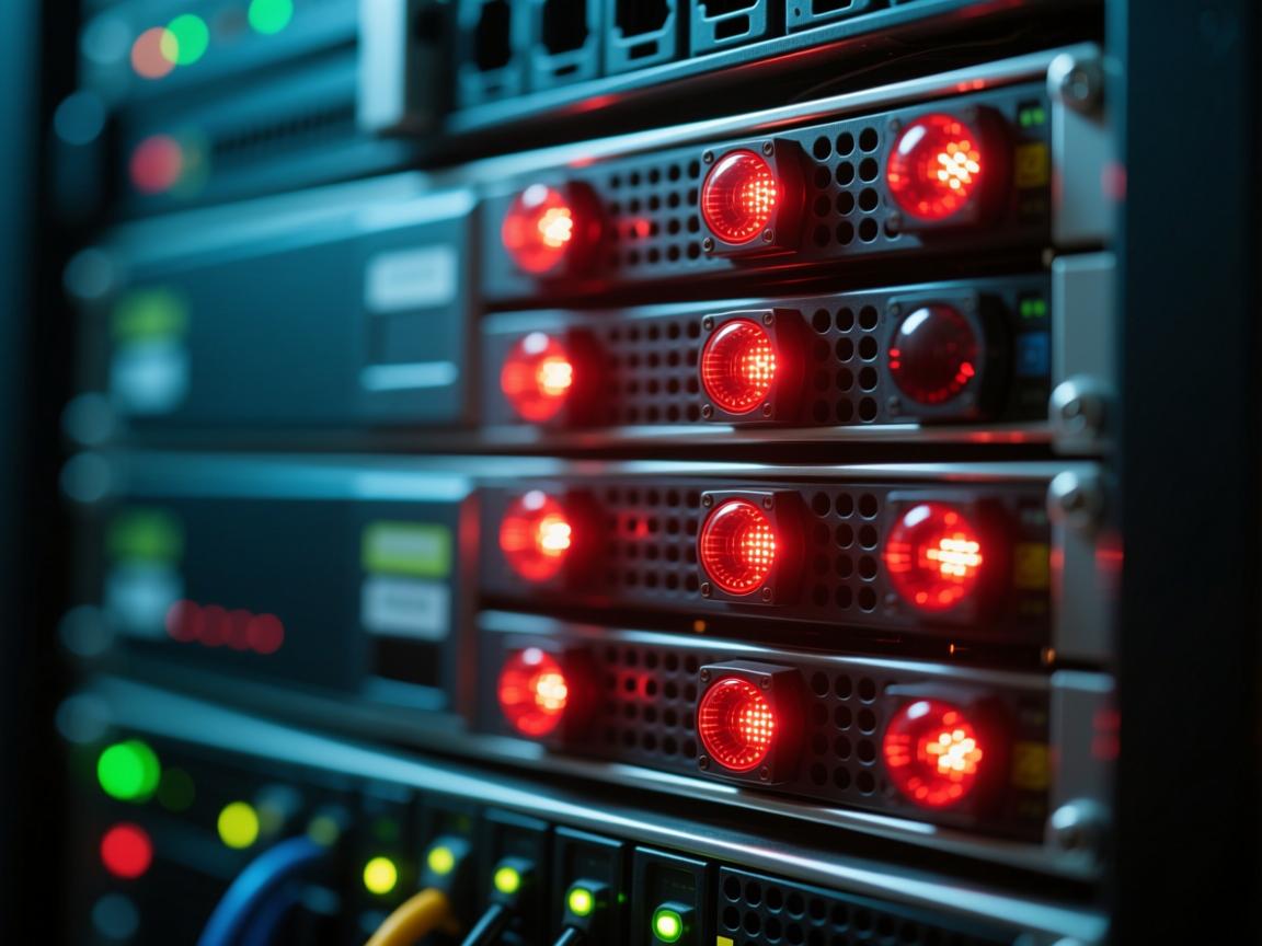 服务器红灯一直闪