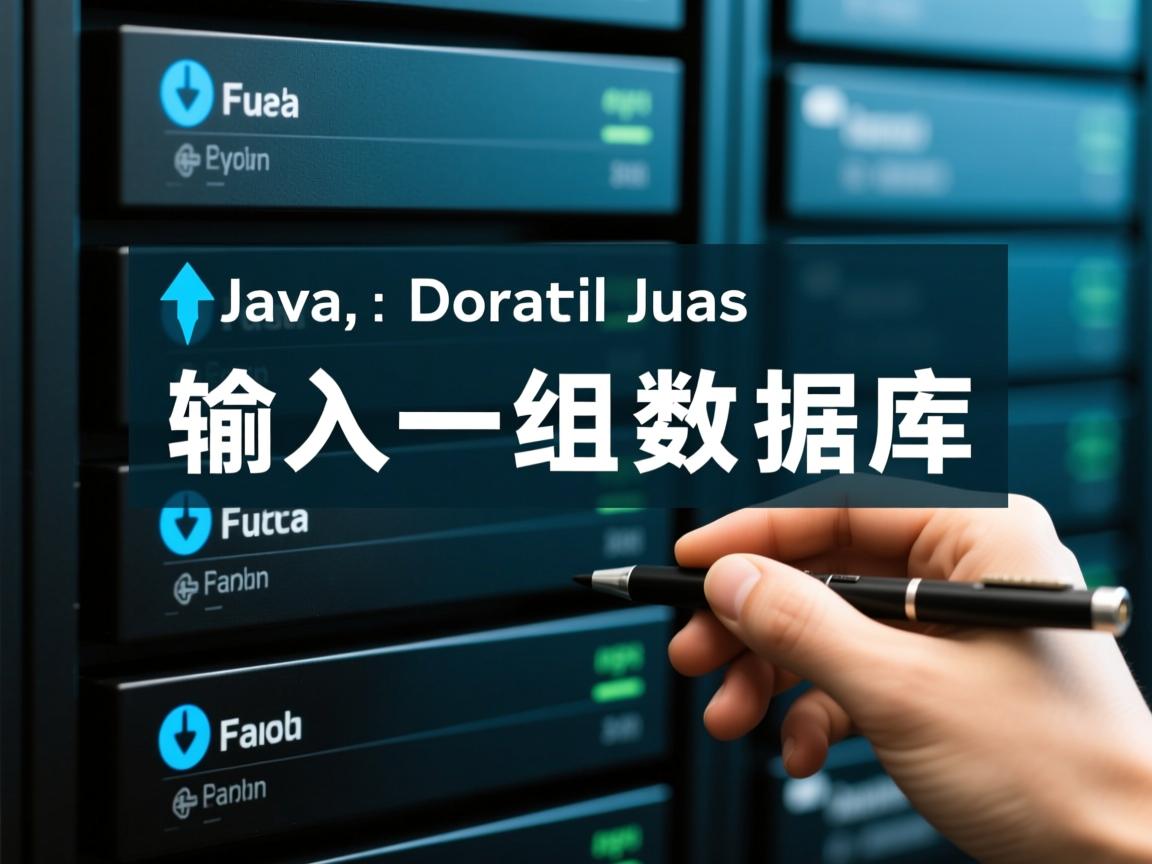 java怎么输入一组数据库 第3张 java怎么输入一组数据库 第3张