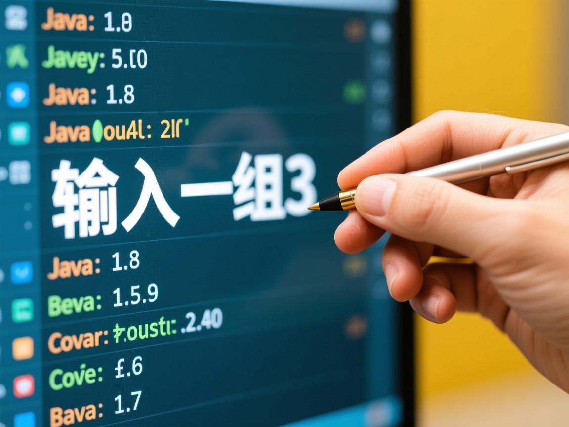 java怎么输入一组数 第1张 java怎么输入一组数 第1张