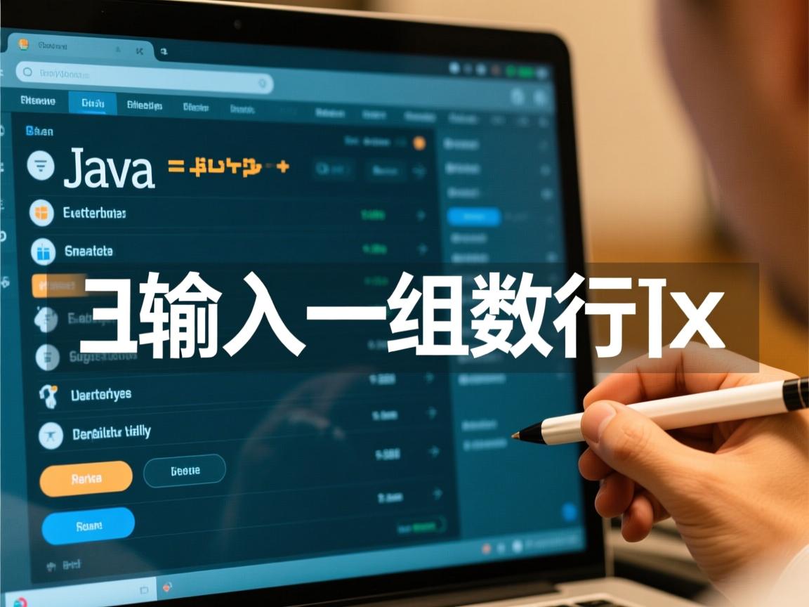 java怎么输入一组数 第3张 java怎么输入一组数 第3张