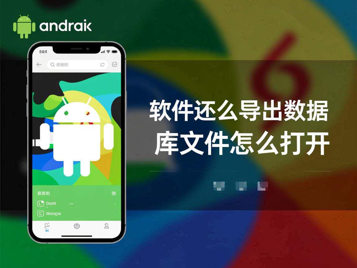 安卓软件怎么导出数据库文件怎么打开  第1张