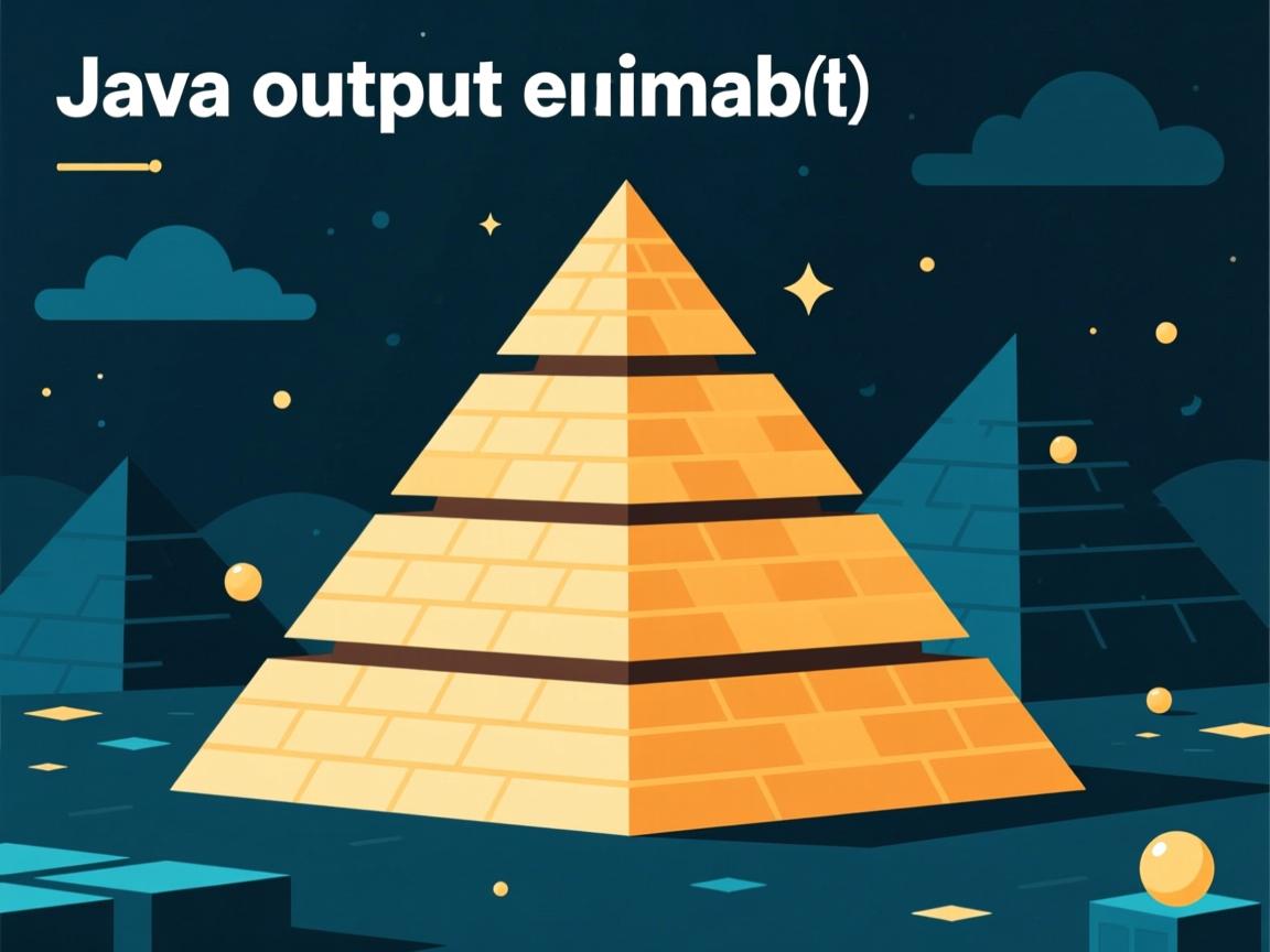 怎么用java输出金字塔 第3张 怎么用java输出金字塔 第3张