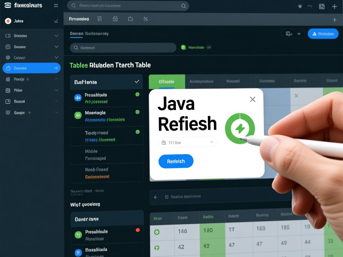java jtable 怎么刷新  第1张