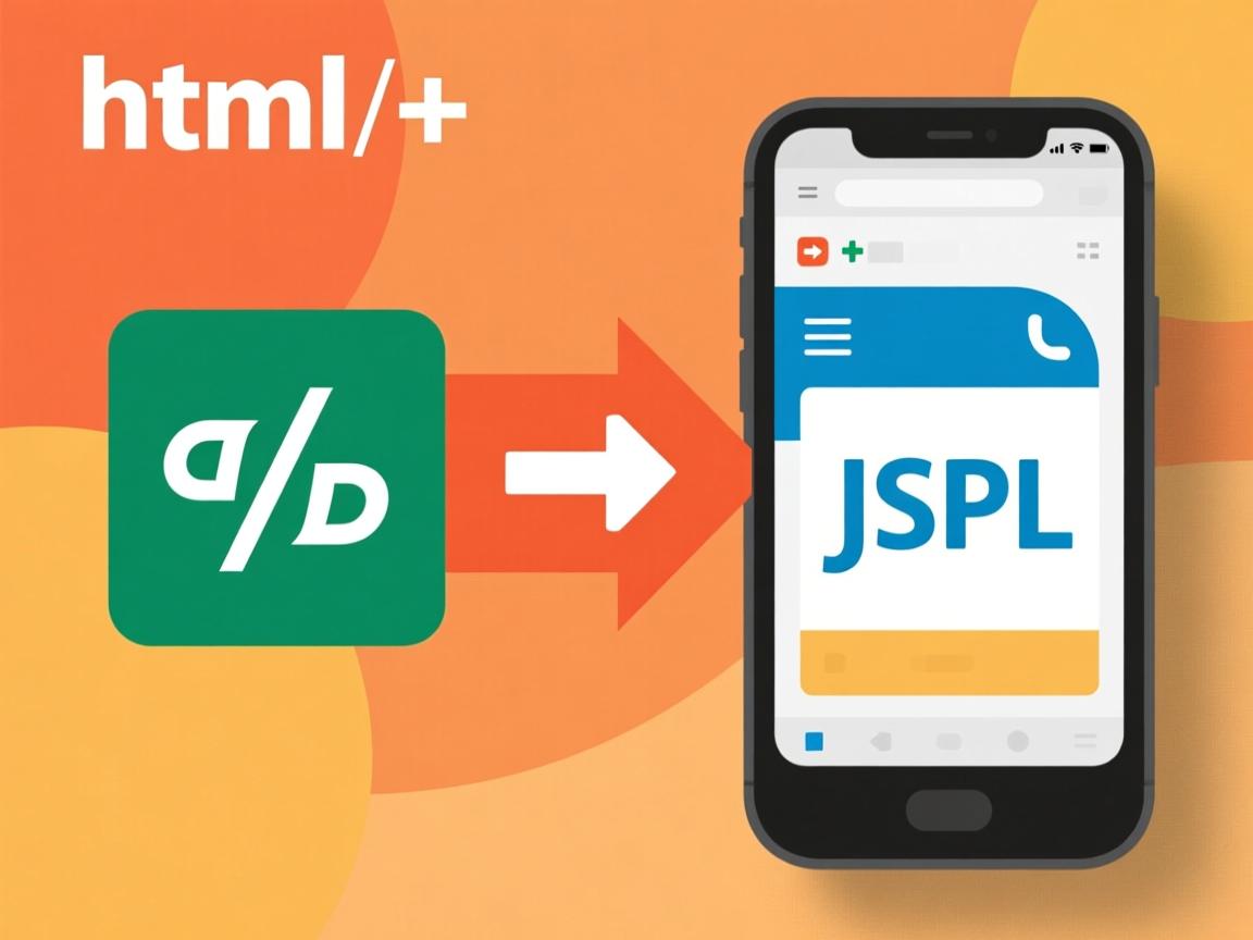 如何把html转换为jsp