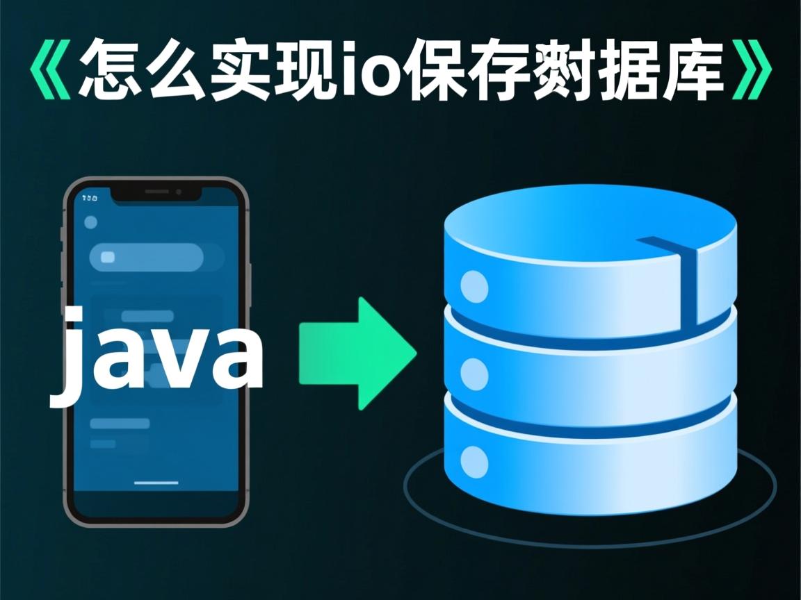 java怎么实现io保存数据库  第1张