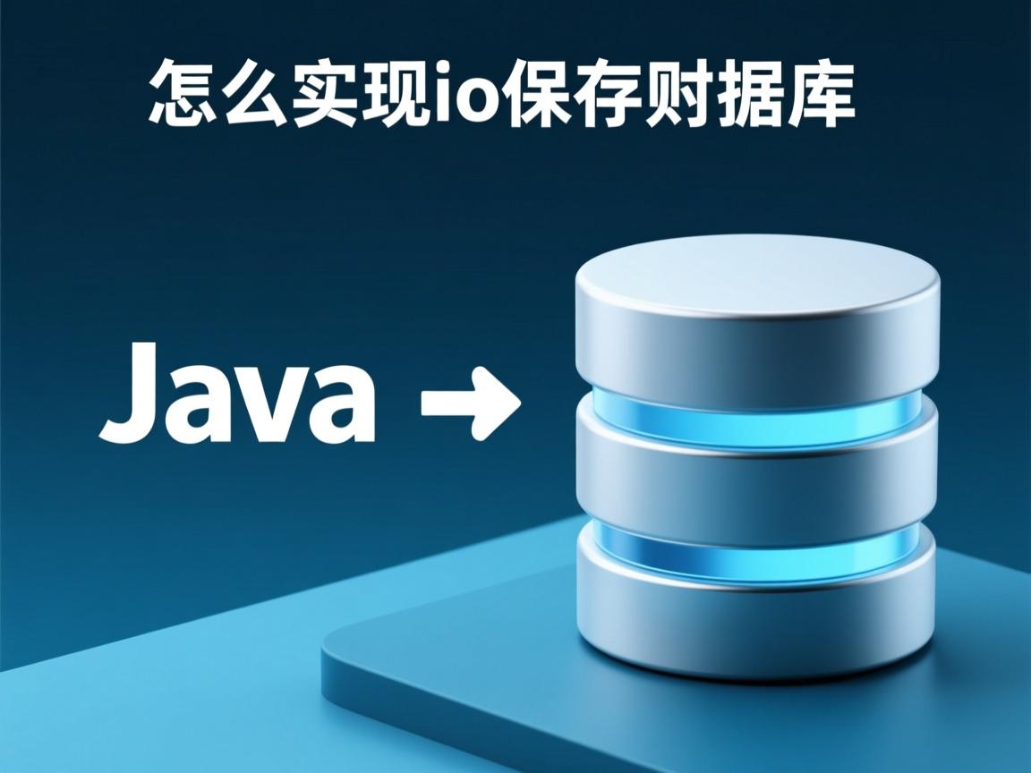 java怎么实现io保存数据库  第2张