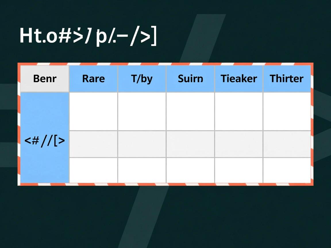 html如何设定表格单边边框  第1张
