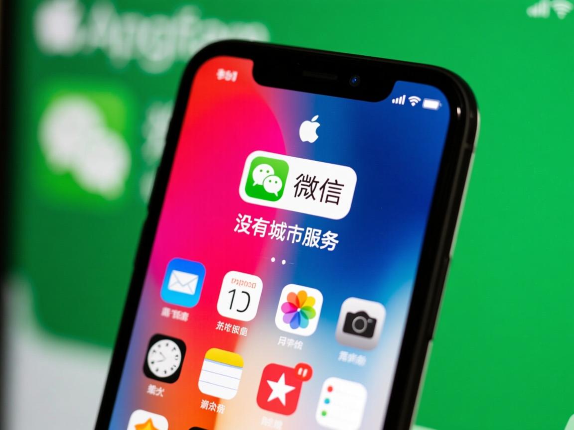 苹果XS手机微信里为什么没有城市服务  第2张