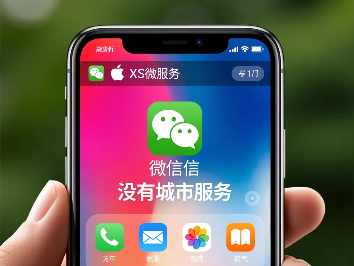 苹果XS手机微信里为什么没有城市服务  第3张