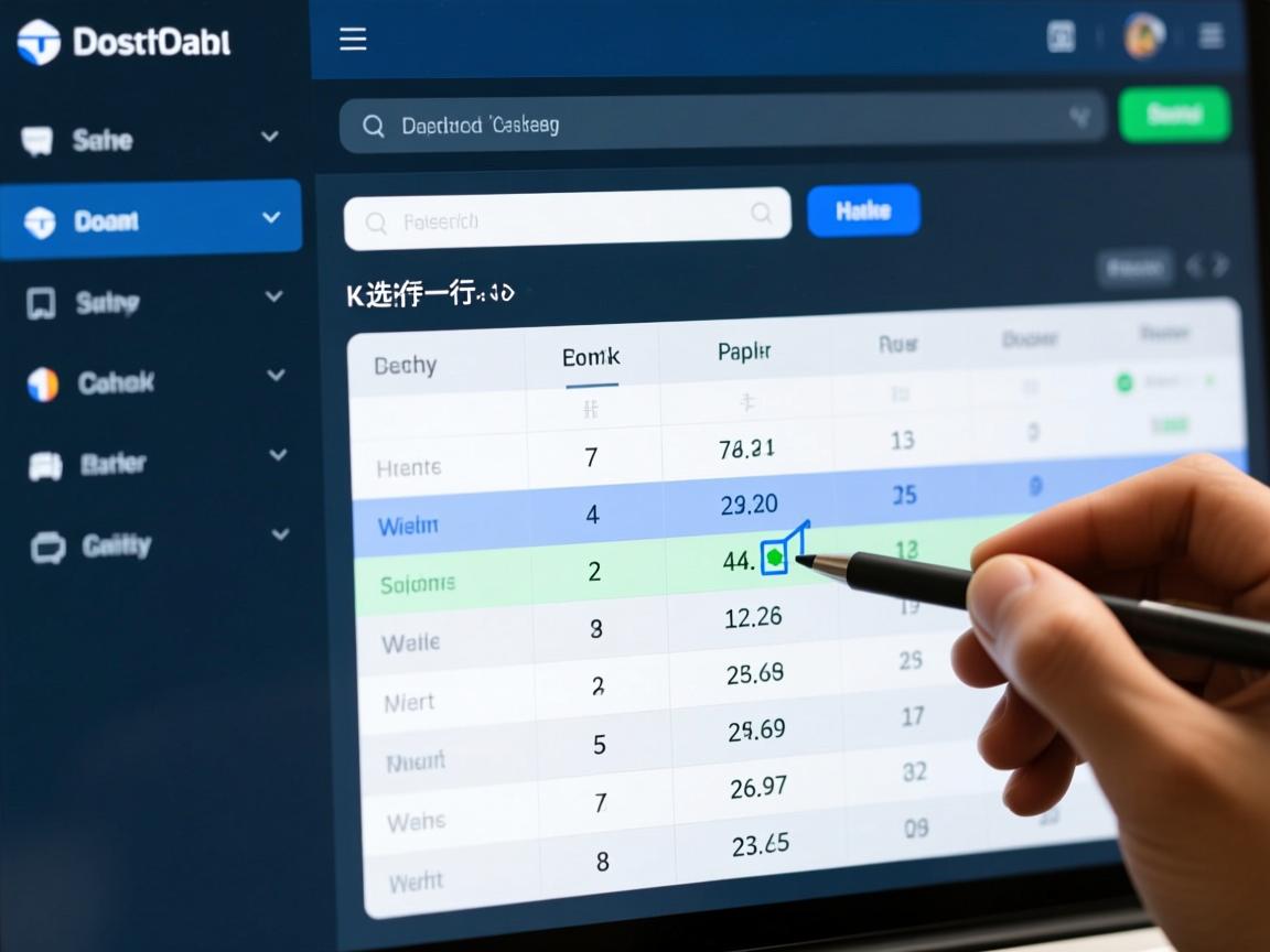 js中表格怎么选中一行数据库 第3张 js中表格怎么选中一行数据库 第3张