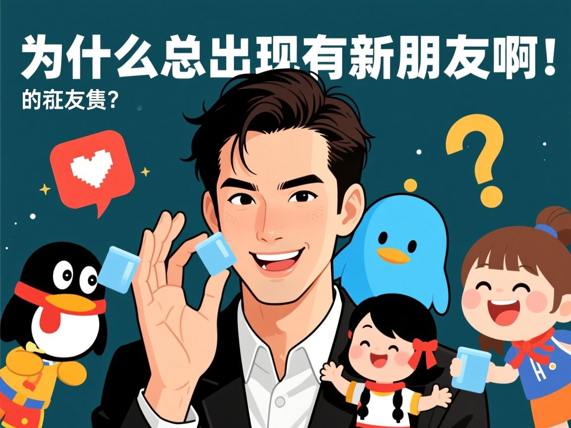 qq为什么总出现有新朋友啊 第2张 qq为什么总出现有新朋友啊 第2张