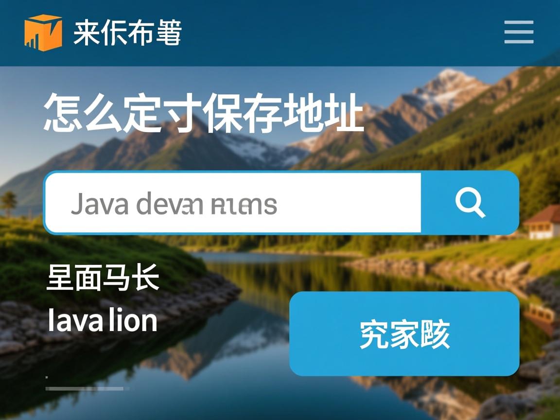 java怎么自定义保存地址 第2张 java怎么自定义保存地址 第2张