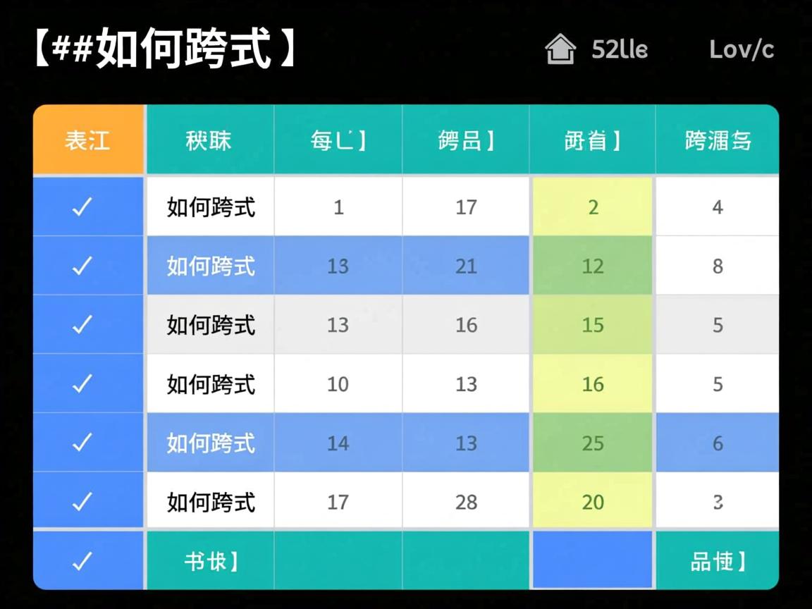 html 表格中如何跨列 第1张 html 表格中如何跨列 第1张