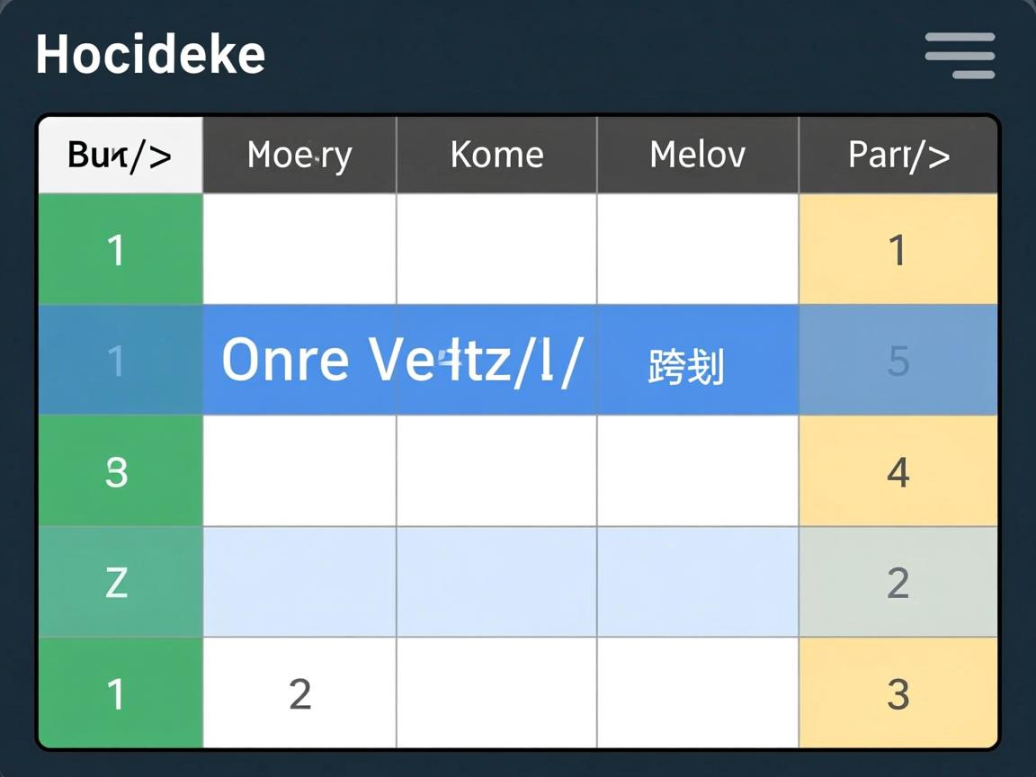 html 表格中如何跨列 第3张 html 表格中如何跨列 第3张