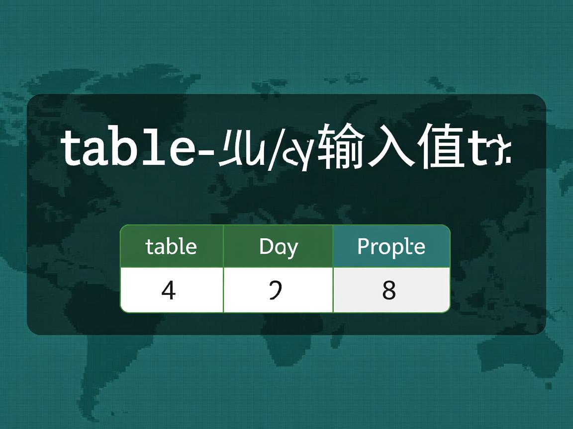 html的table如何输入值 第2张 html的table如何输入值 第2张