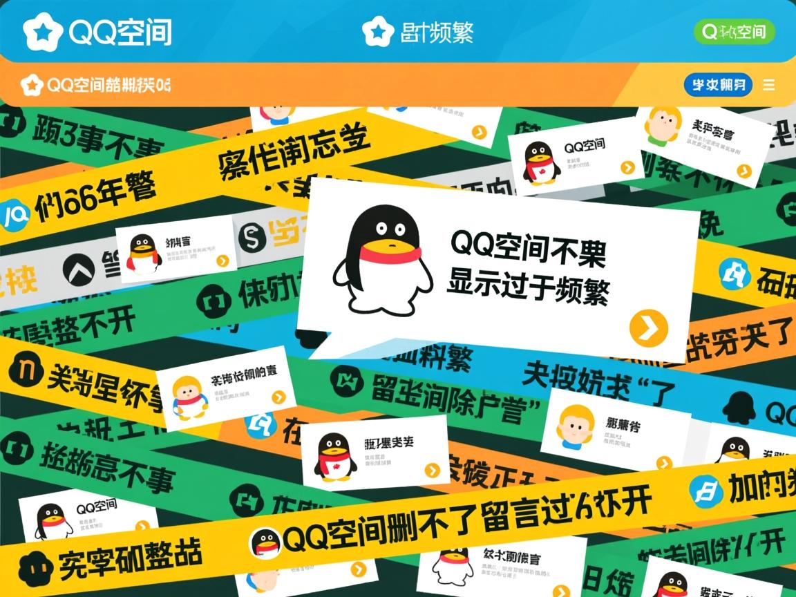 为什么qq空间删不了留言显示过于频繁 第1张 为什么qq空间删不了留言显示过于频繁 第1张