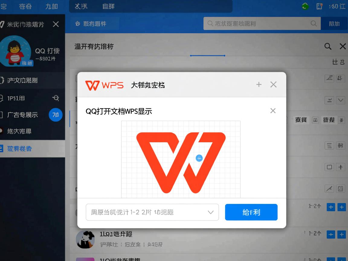 为什么QQ上打开的文档WPS不显示  第1张
