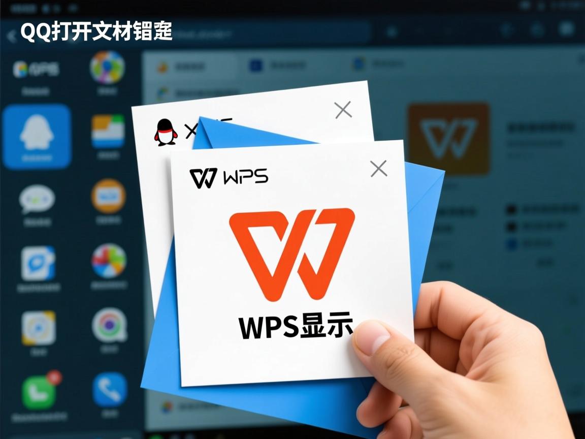 为什么QQ上打开的文档WPS不显示  第3张