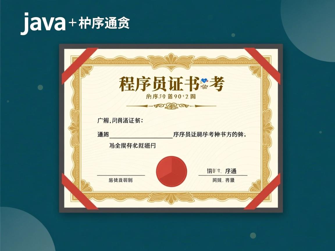 java程序员证书怎么考 第3张 java程序员证书怎么考 第3张